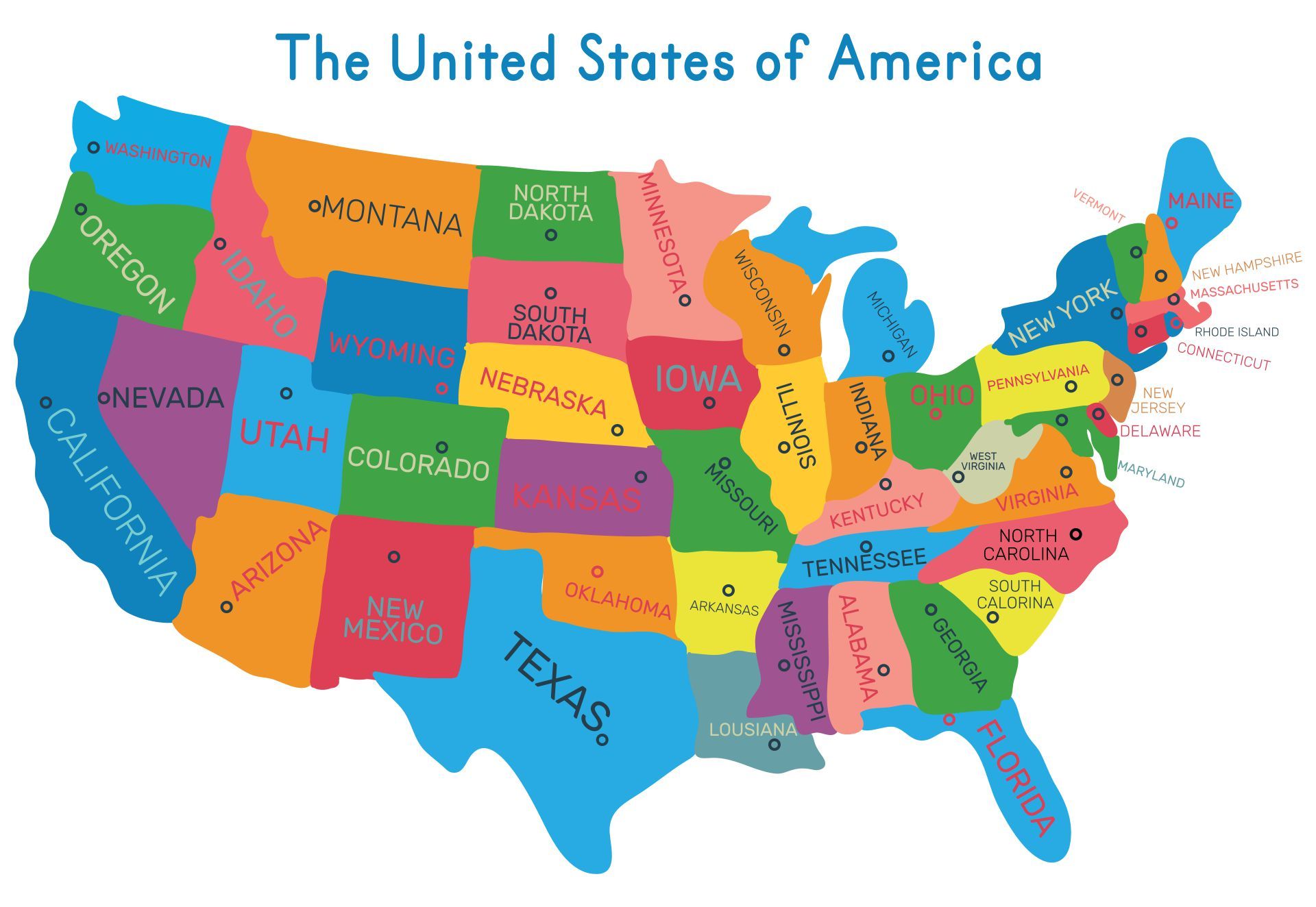 Printable United States Maps Outline And Capitals Printable United States Maps Outline And Capitals
