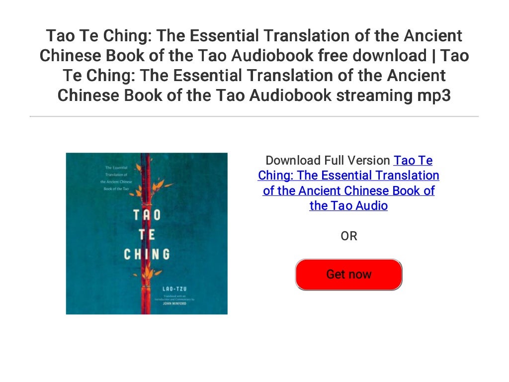 Tao Te Ching The Essential Translation Of The Ancient Chinese Book Of Tao Te Ching The Essential Translation Of The Ancient Chinese Book Of